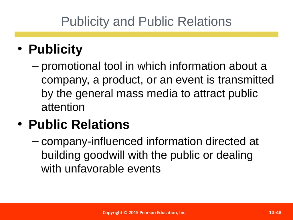 Distributing and Promoting Products 13 - slide 48 of 51