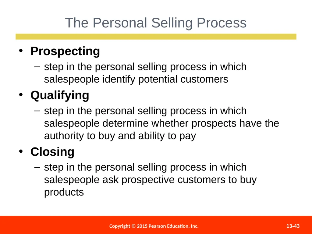 Distributing and Promoting Products 13 - slide 43 of 51