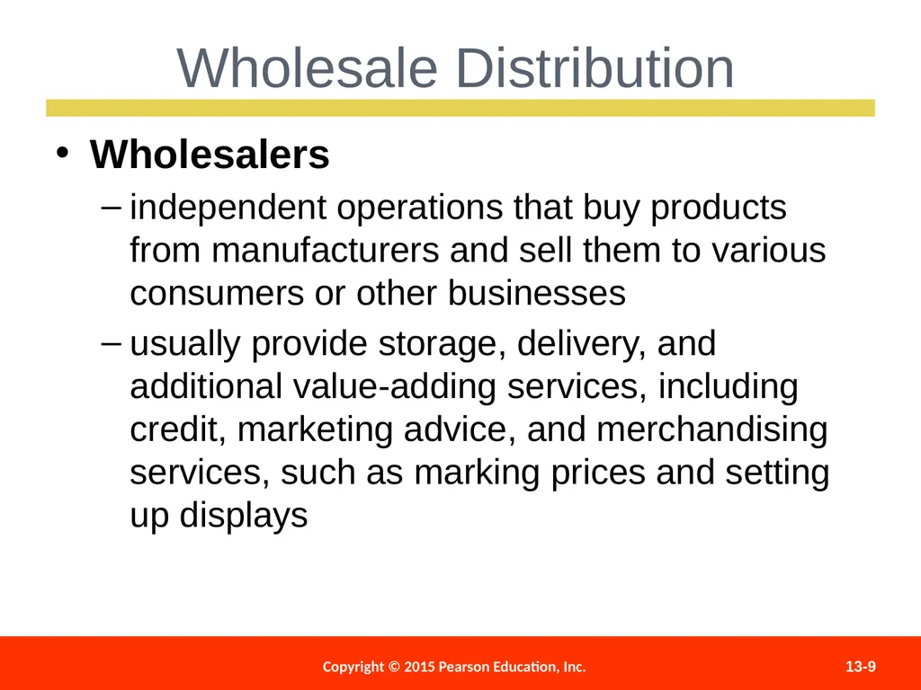 Distributing and Promoting Products 13 - slide 9 of 51