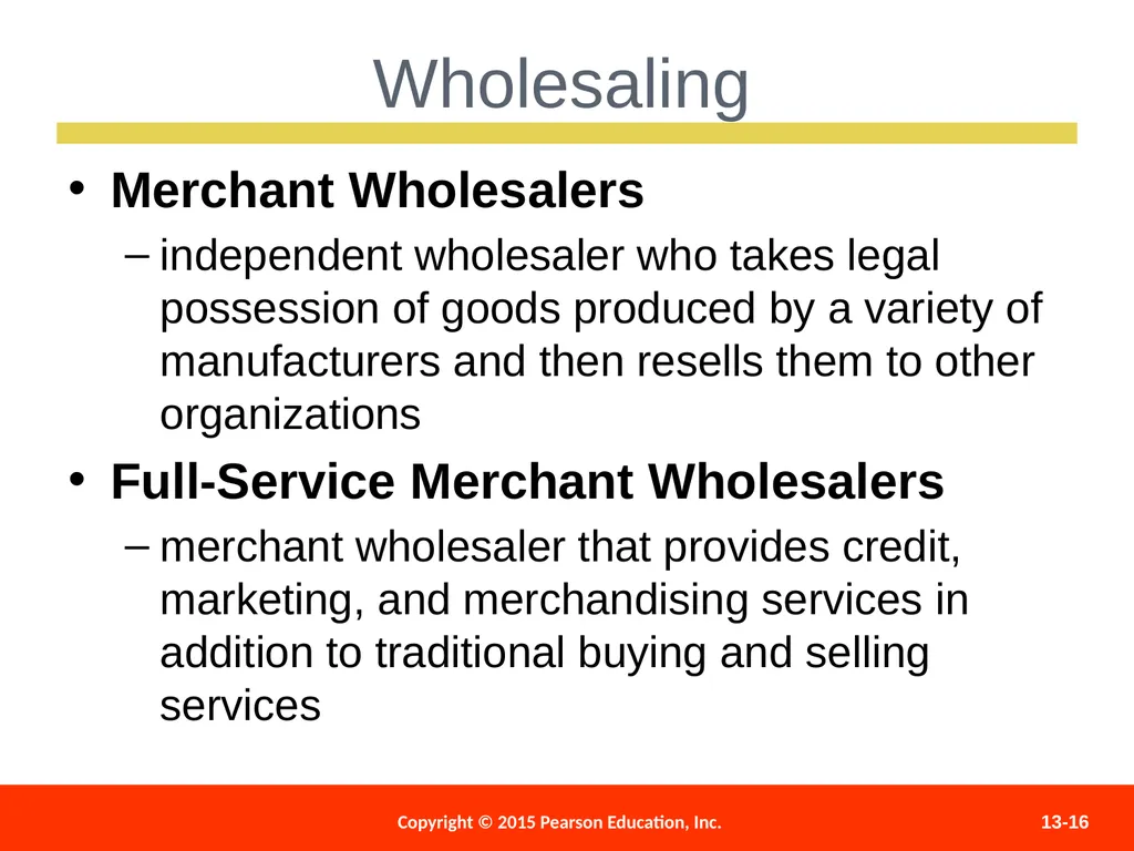 Distributing and Promoting Products 13 - slide 16 of 51