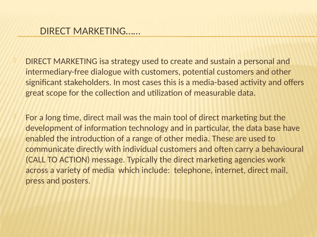 WORLD OF MARKETING COMMUNICATIONS BY Dr. - slide 22 of 34