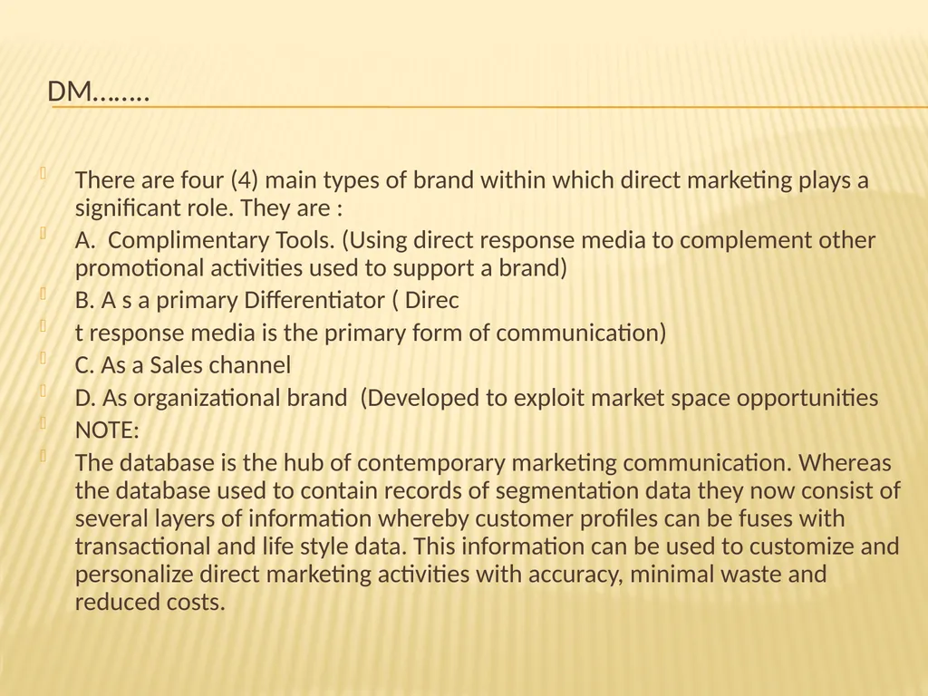 WORLD OF MARKETING COMMUNICATIONS BY Dr. - slide 24 of 34