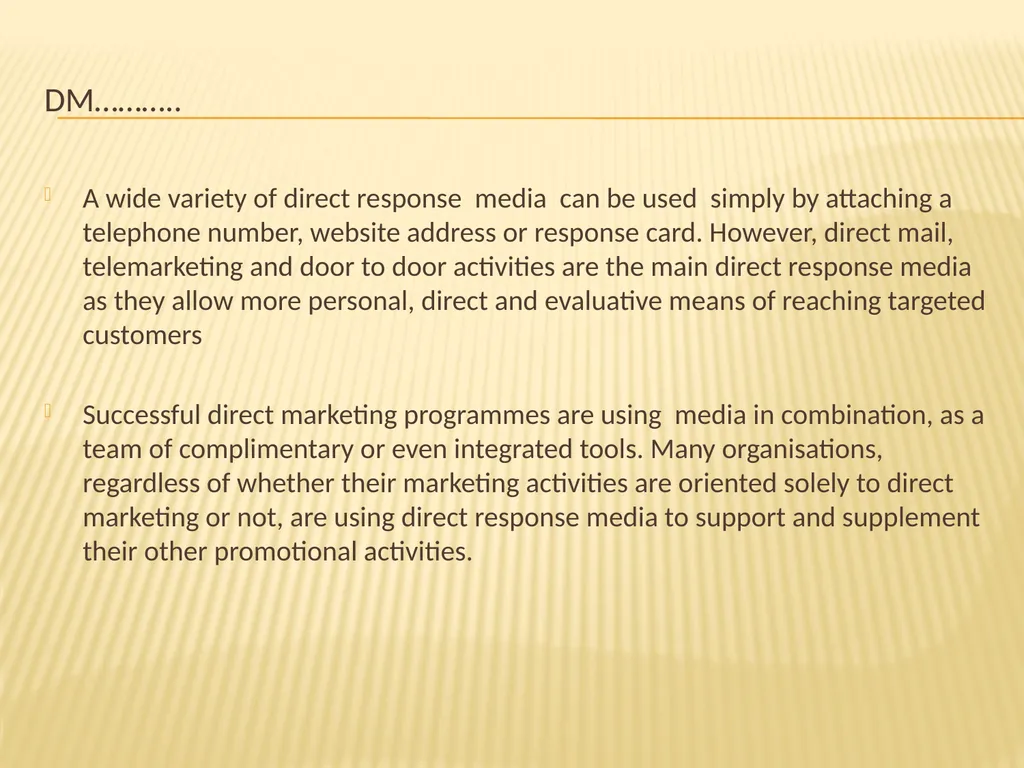 WORLD OF MARKETING COMMUNICATIONS BY Dr. - slide 25 of 34