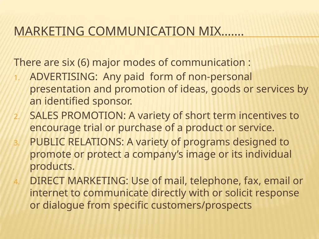 WORLD OF MARKETING COMMUNICATIONS BY Dr. - slide 8 of 34