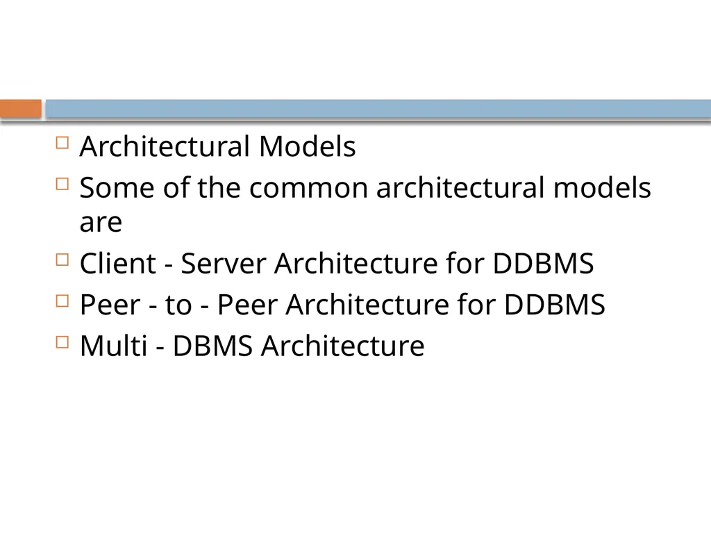 Distributed data base system What is DDBMS? A - slide 22 of 37