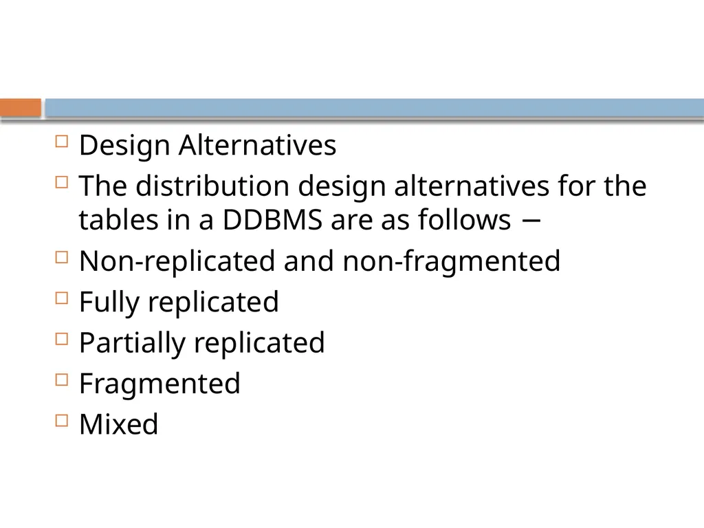 Distributed data base system What is DDBMS? A - slide 31 of 37