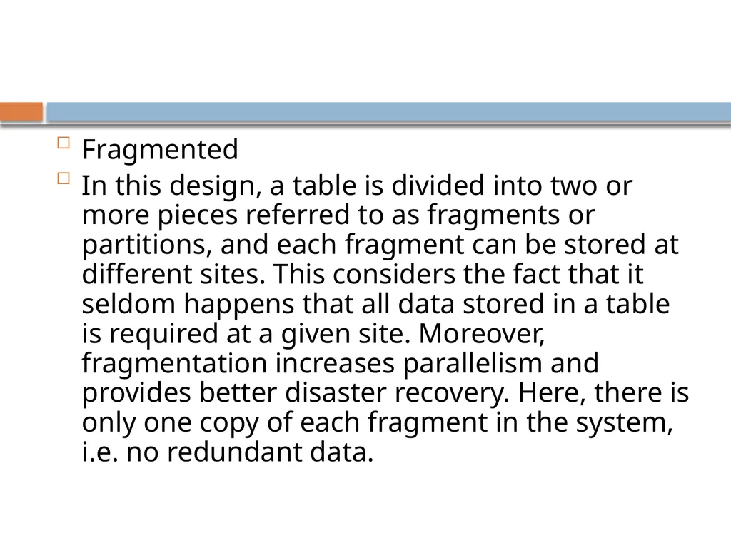 Distributed data base system What is DDBMS? A - slide 35 of 37