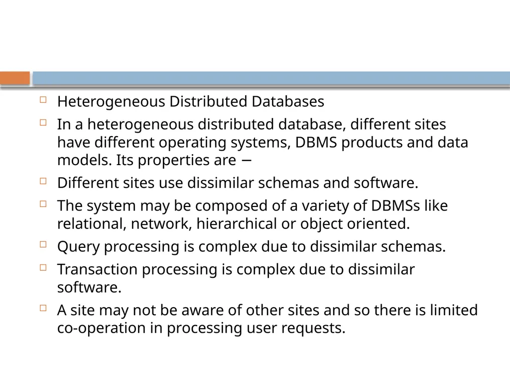 Distributed data base system What is DDBMS? A - slide 14 of 37