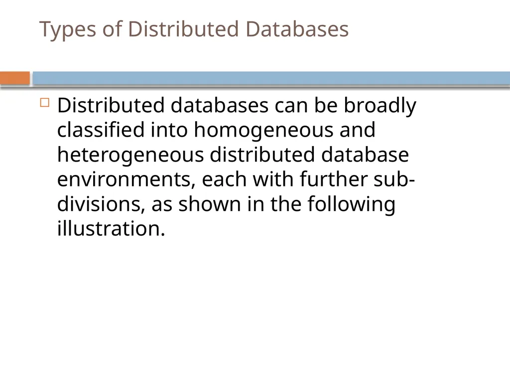 Distributed data base system What is DDBMS? A - slide 10 of 37