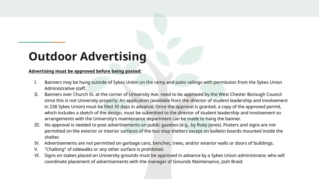 Marketing Opportunities @ West Chester University - slide 6 of 11