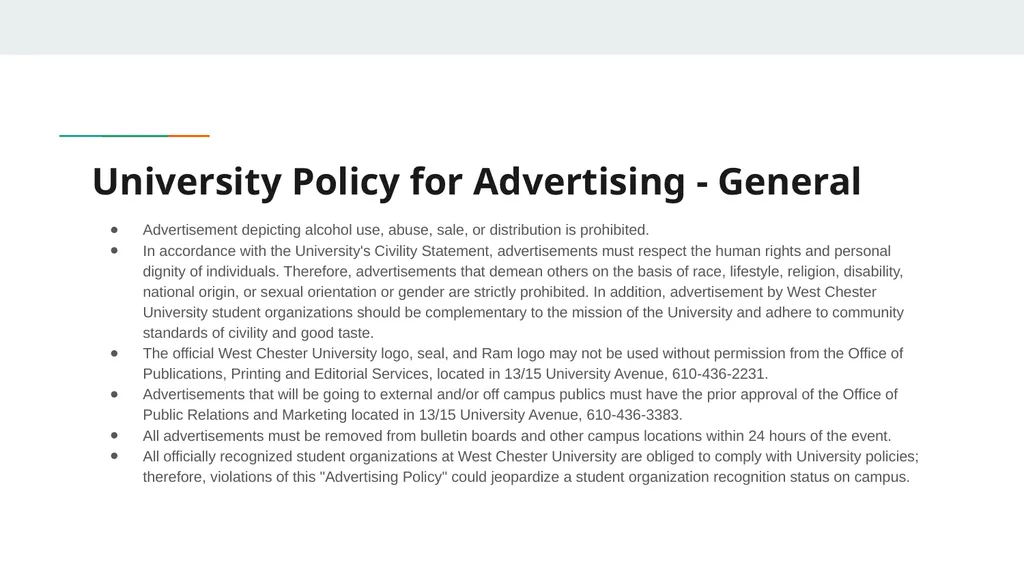Marketing Opportunities @ West Chester University - slide 3 of 11