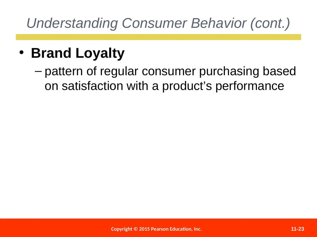 Marketing Processes and Consumer Behavior 11 - slide 23 of 27