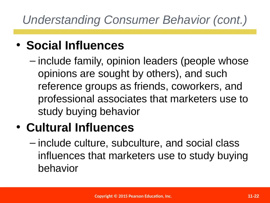 Marketing Processes and Consumer Behavior 11 - slide 22 of 27