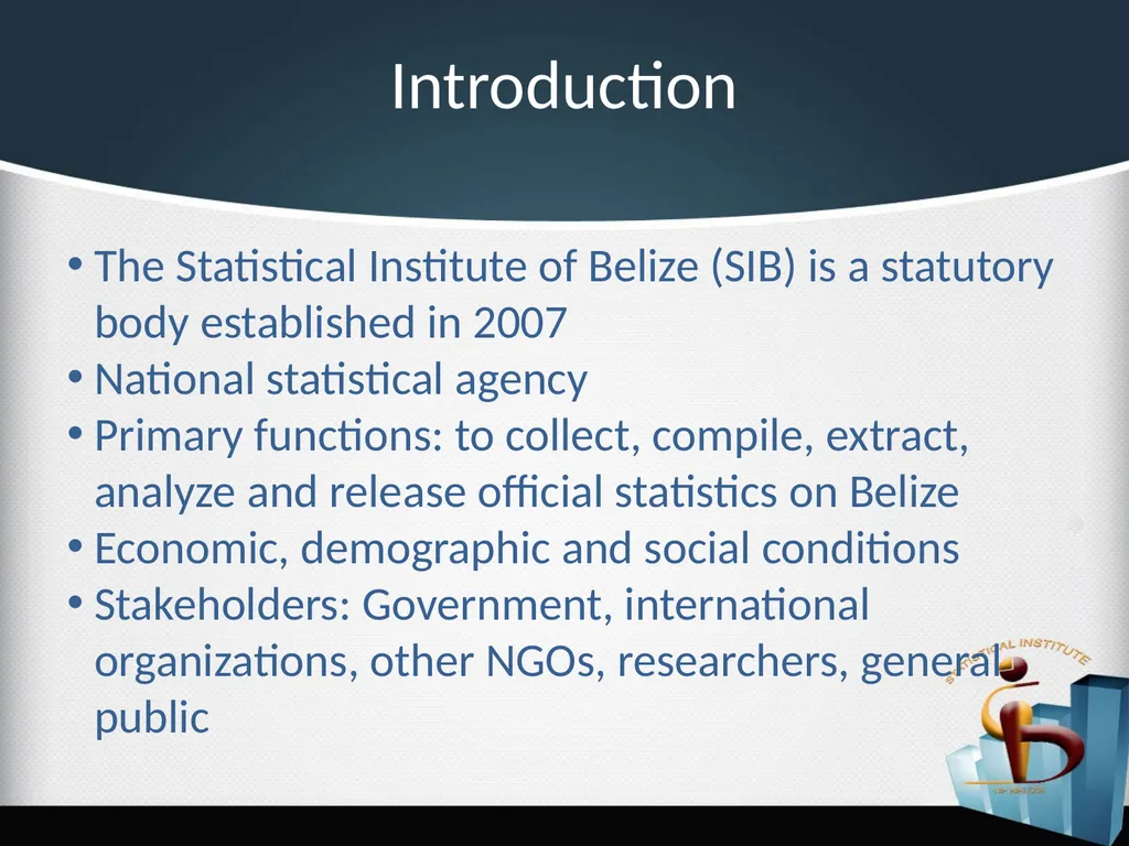 Challenges in the Dissemination of Statistical - slide 2 of 16