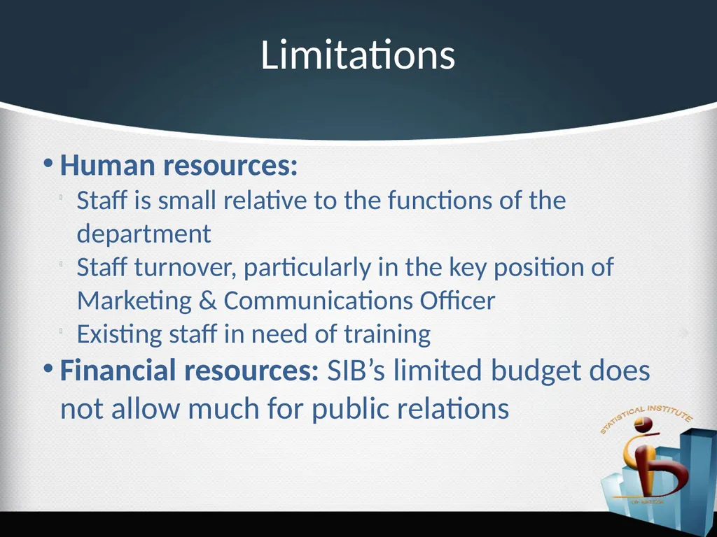 Challenges in the Dissemination of Statistical - slide 8 of 16