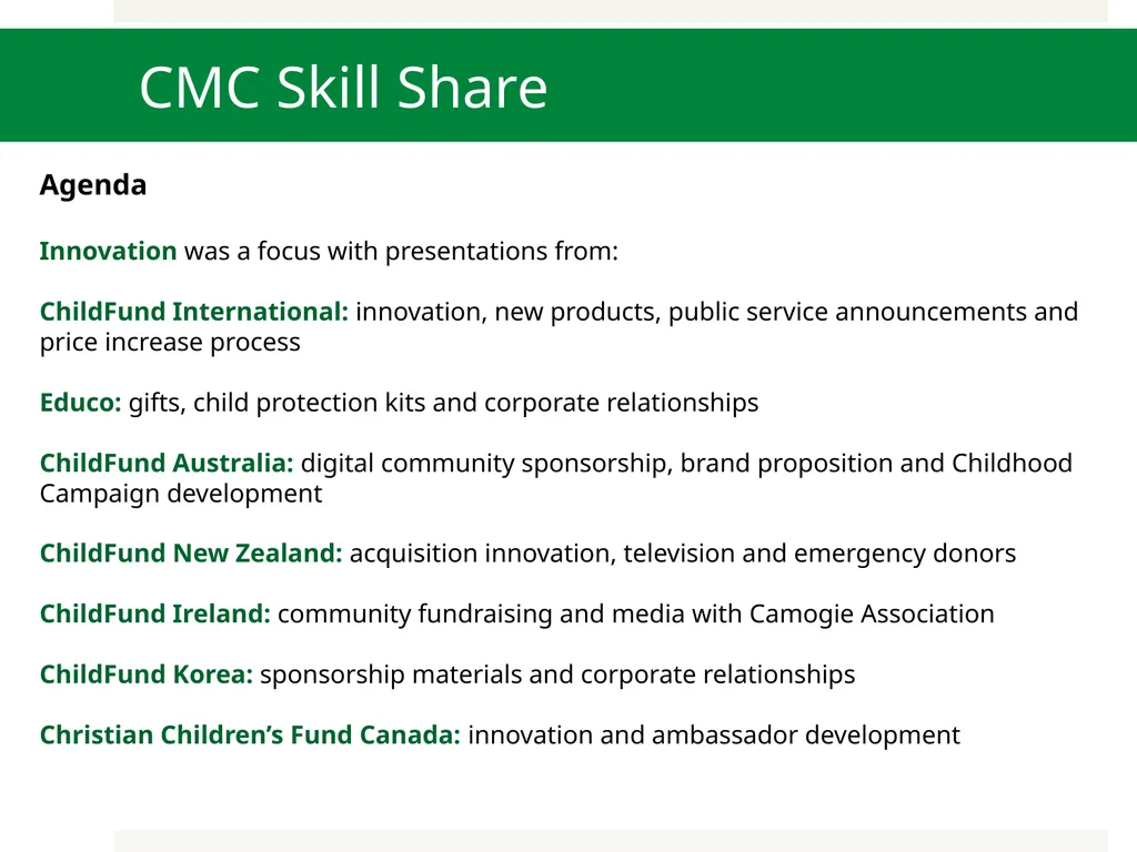 CEO Forum Feedback Overview 1. Small Voices, Big - slide 10 of 17