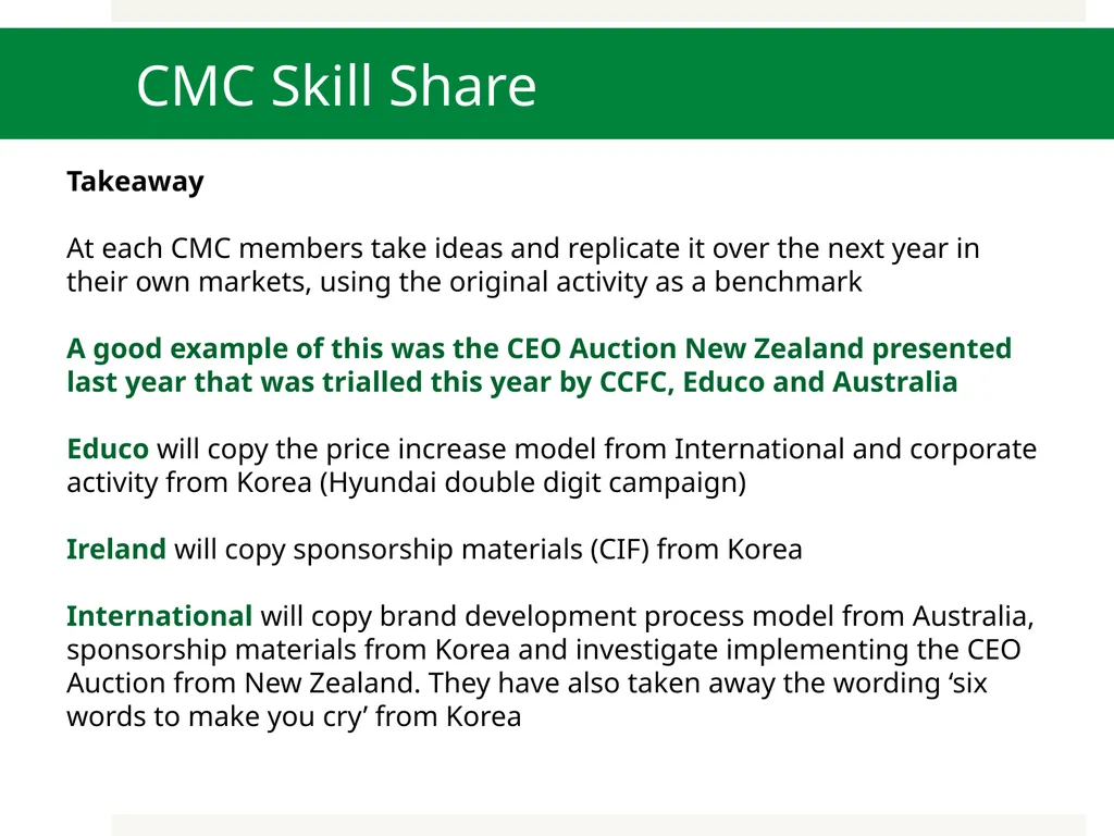 CEO Forum Feedback Overview 1. Small Voices, Big - slide 12 of 17