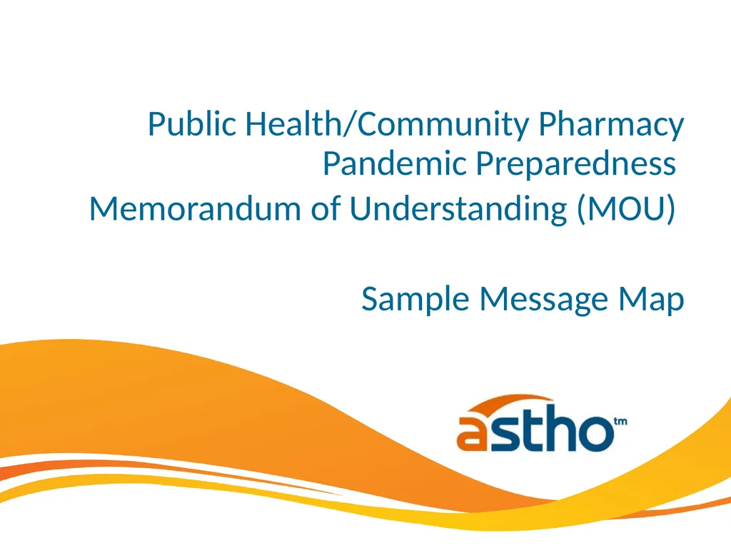 Public Health/Community Pharmacy Pandemic