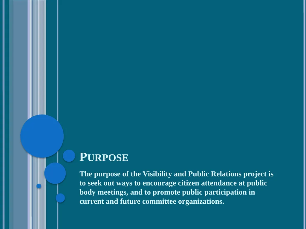 Town of Columbus Co-op Objective: Visibility and - slide 3 of 29