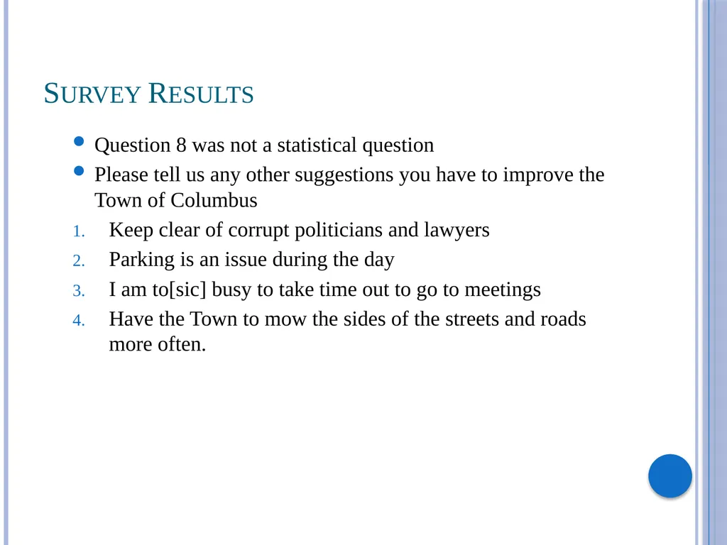 Town of Columbus Co-op Objective: Visibility and - slide 27 of 29