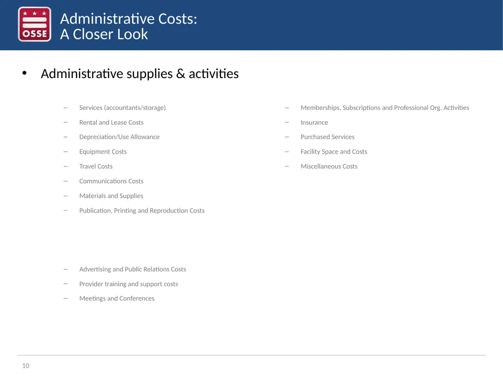 Financial Management in the CACFP Sponsor of - slide 10 of 20