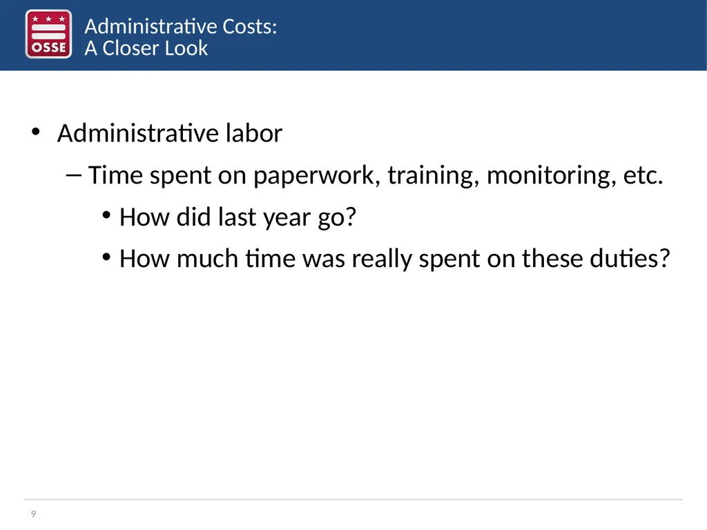 Financial Management in the CACFP Sponsor of - slide 9 of 20