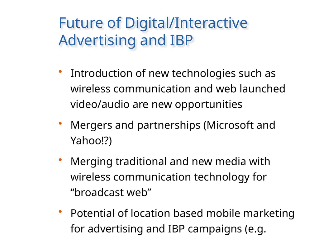 Media Planning: Advertising and IBP in - slide 23 of 23