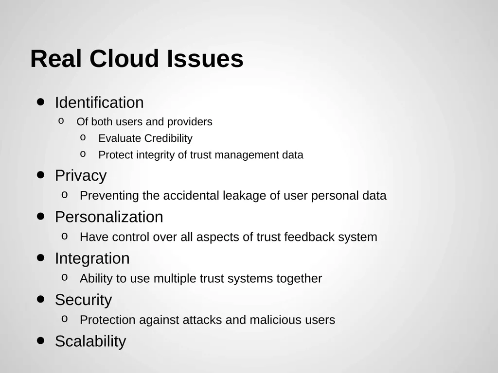 Trust Management of Services in Cloud - slide 32 of 32