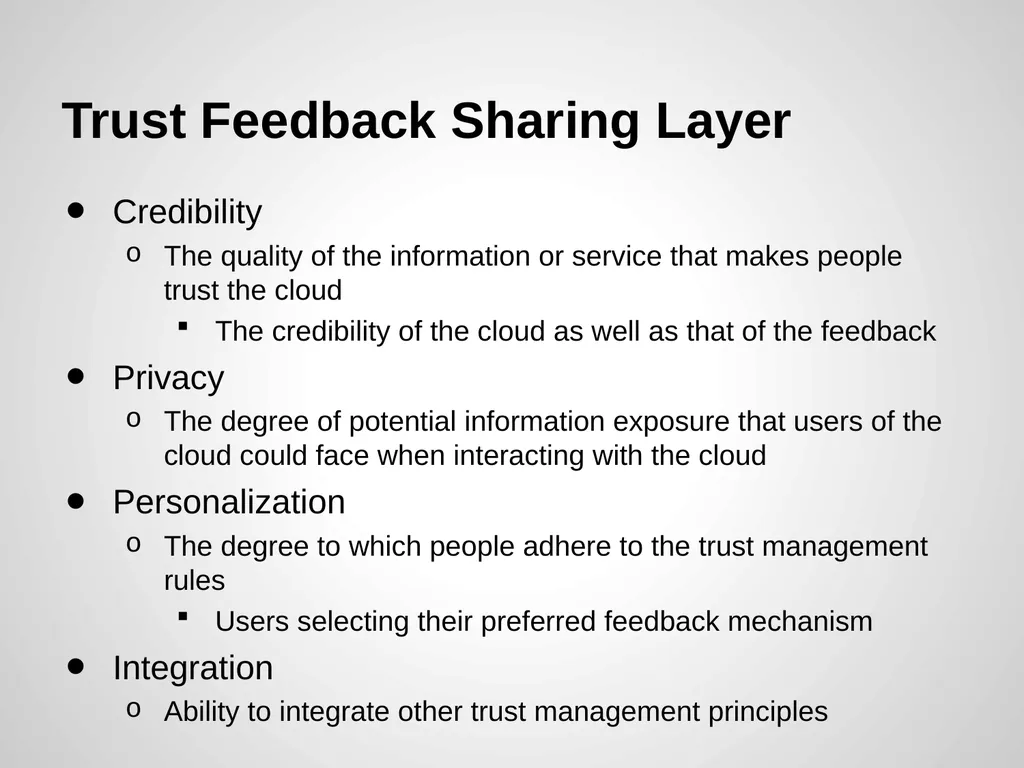Trust Management of Services in Cloud - slide 21 of 32