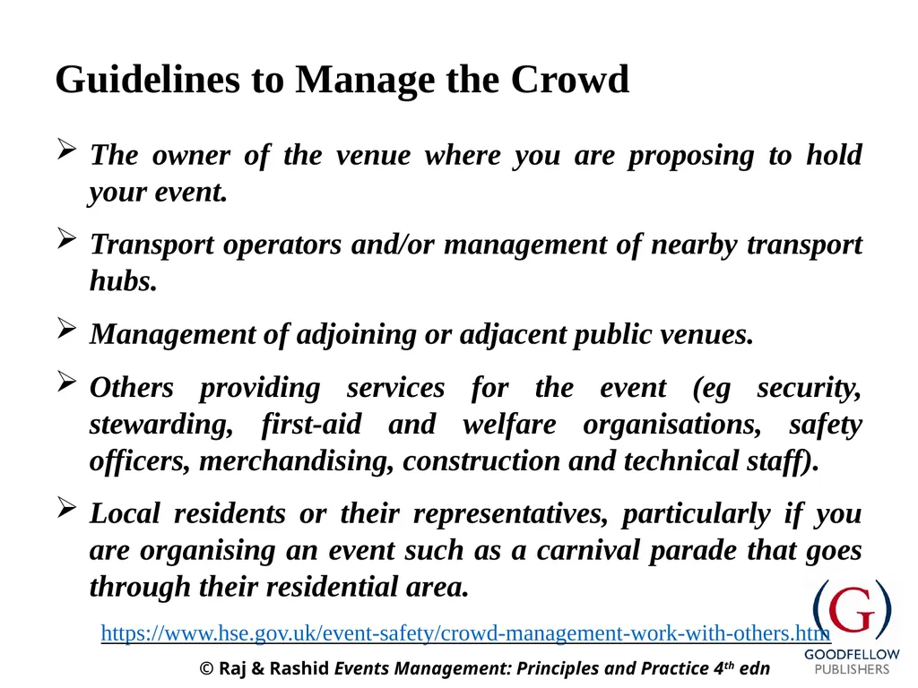 Events Management: Principles & Practice, 4th - slide 6 of 15