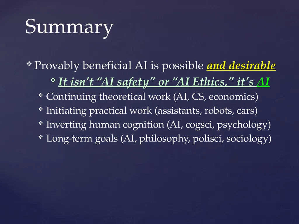 How Not to Destroy the World With AI Stuart - slide 30 of 36