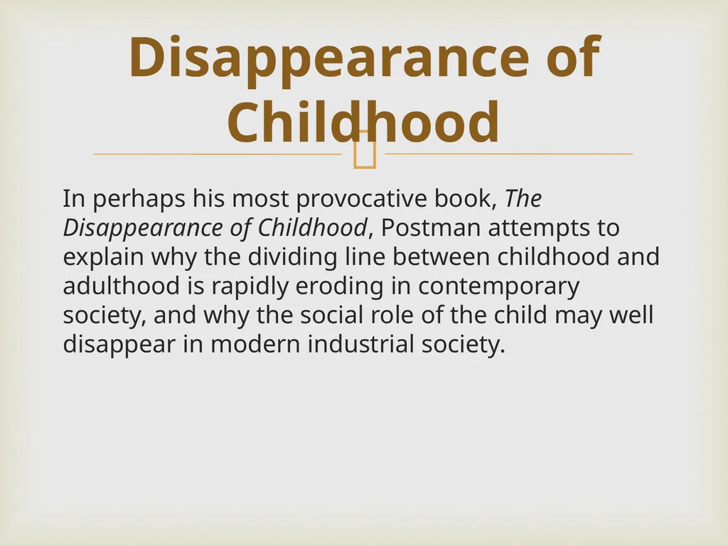 Neil Postman By Frank Elwell This presentation is - slide 7 of 61