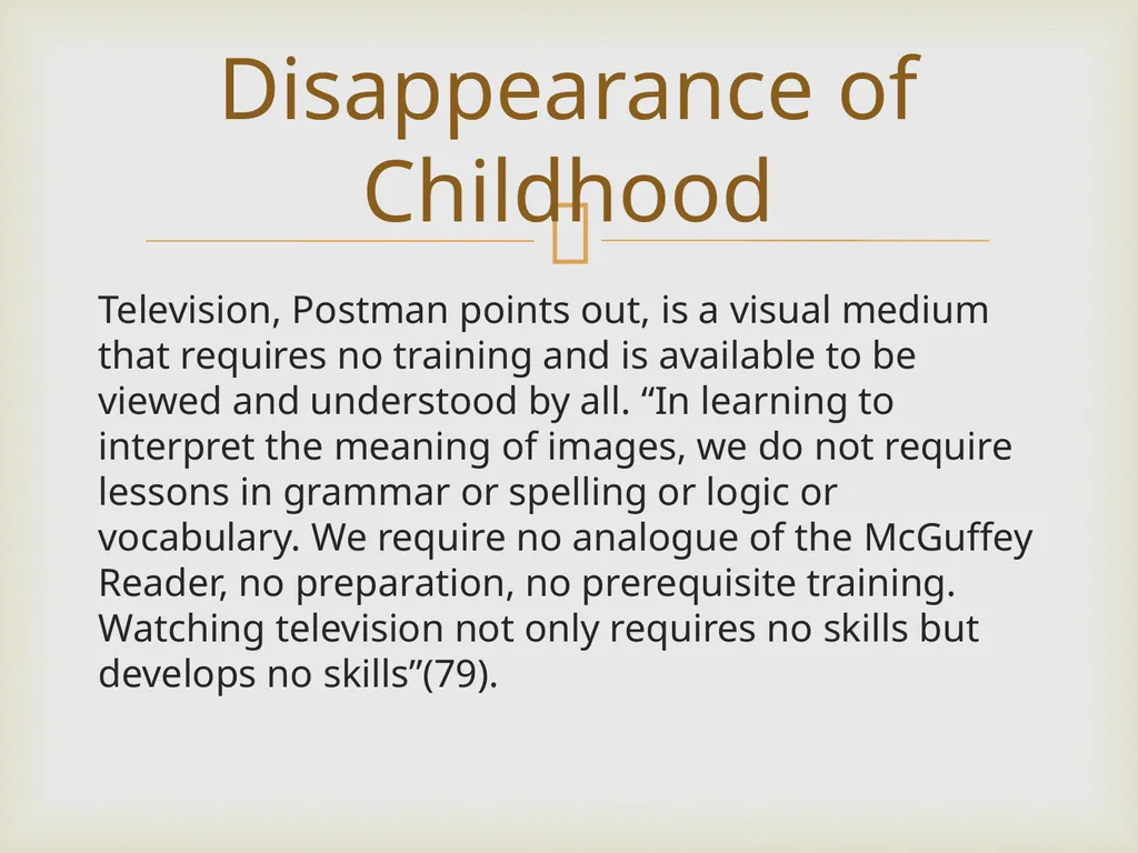 Neil Postman By Frank Elwell This presentation is - slide 22 of 61