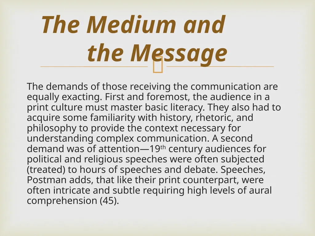Neil Postman By Frank Elwell This presentation is - slide 34 of 61