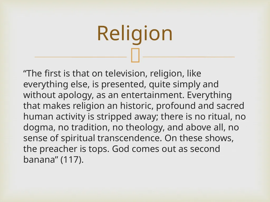 Neil Postman By Frank Elwell This presentation is - slide 50 of 61