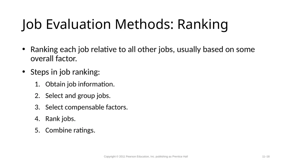 Compensation-Determining Pay Rates. Competency - slide 18 of 27