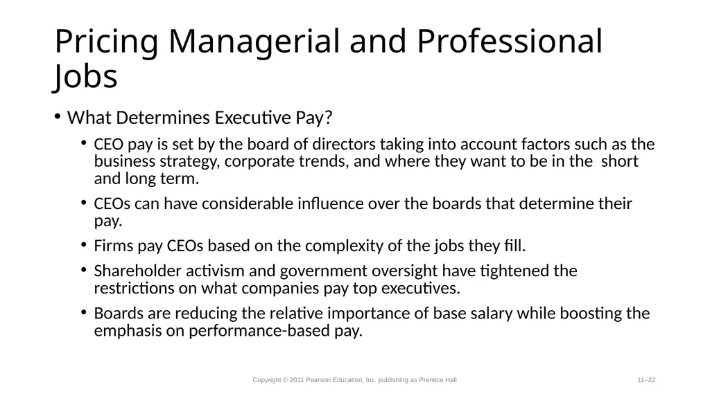 Compensation-Determining Pay Rates. Competency - slide 22 of 27