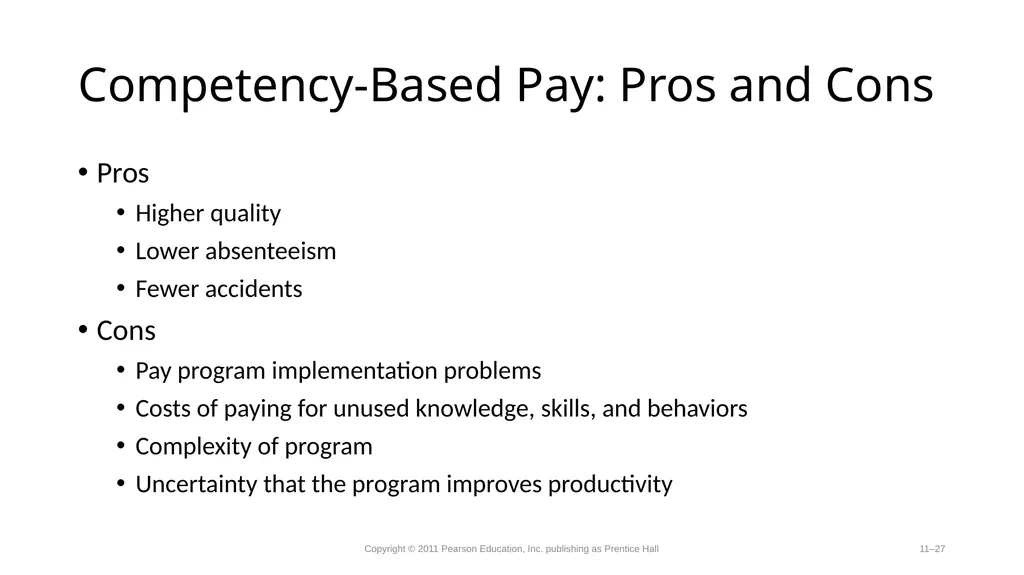 Compensation-Determining Pay Rates. Competency - slide 27 of 27