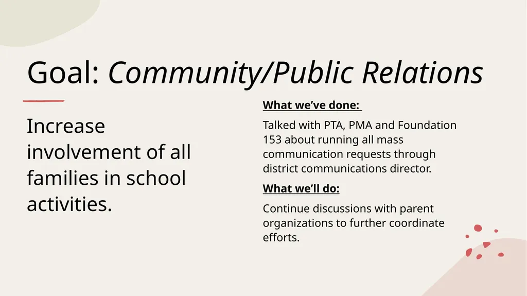 HSD #153 Strategic Plan 2023/2028 One-year update - slide 15 of 15