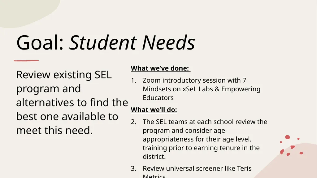 HSD #153 Strategic Plan 2023/2028 One-year update - slide 6 of 15