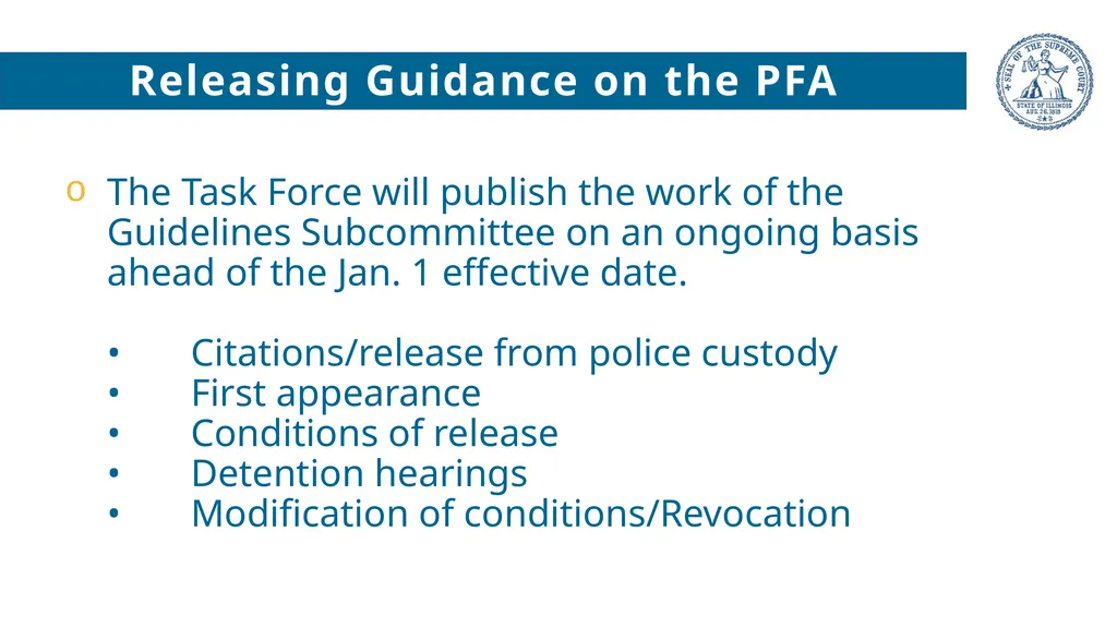 ILLINOIS JUDICIAL BRANCH PUBLIC RELATIONS PLAN - slide 13 of 16