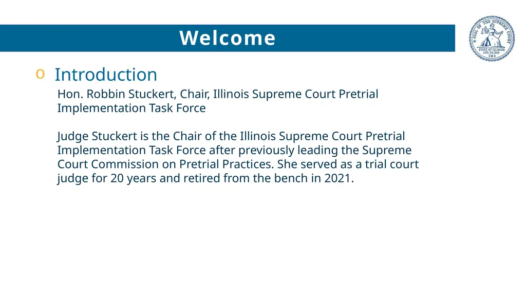ILLINOIS JUDICIAL BRANCH PUBLIC RELATIONS PLAN - slide 3 of 16