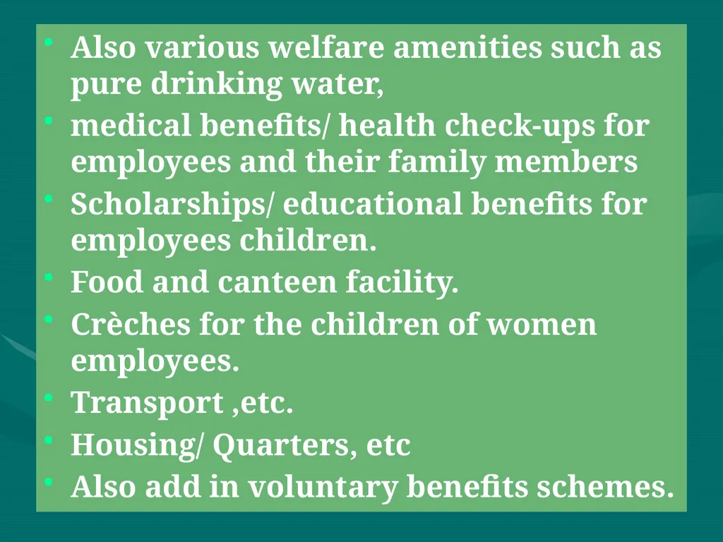 Labour Welfare and Practice PROF SAHEBRAO B OHOL - slide 48 of 101