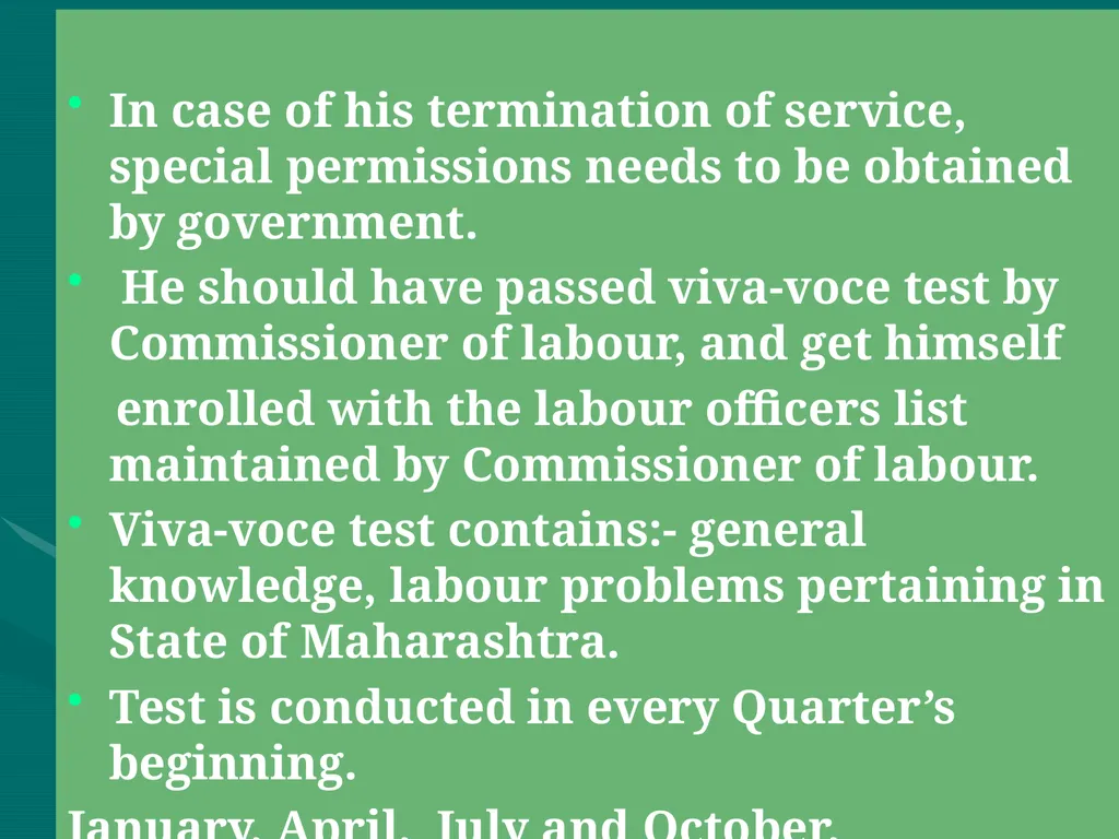Labour Welfare and Practice PROF SAHEBRAO B OHOL - slide 23 of 101