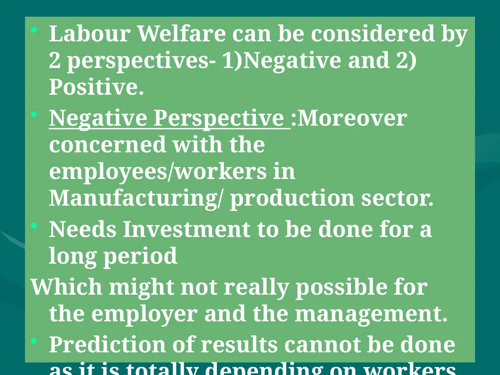Labour Welfare and Practice PROF SAHEBRAO B OHOL - slide 30 of 101