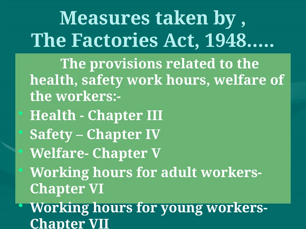 Labour Welfare and Practice PROF SAHEBRAO B OHOL - slide 60 of 101