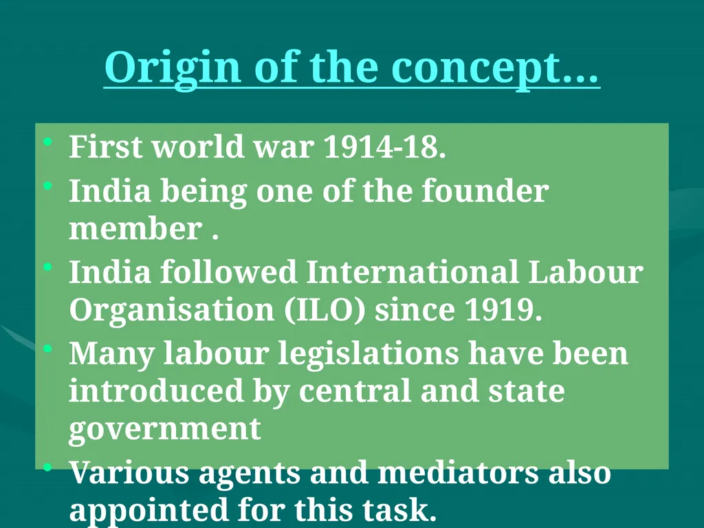 Labour Welfare and Practice PROF SAHEBRAO B OHOL - slide 2 of 101