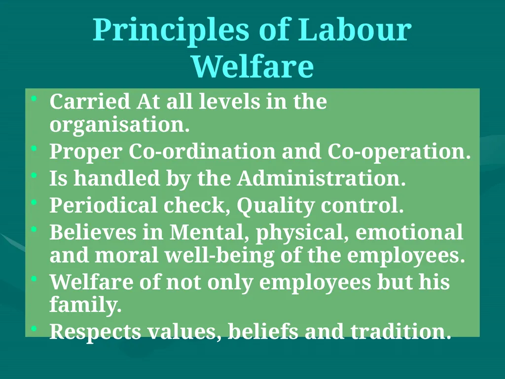Labour Welfare and Practice PROF SAHEBRAO B OHOL - slide 5 of 101
