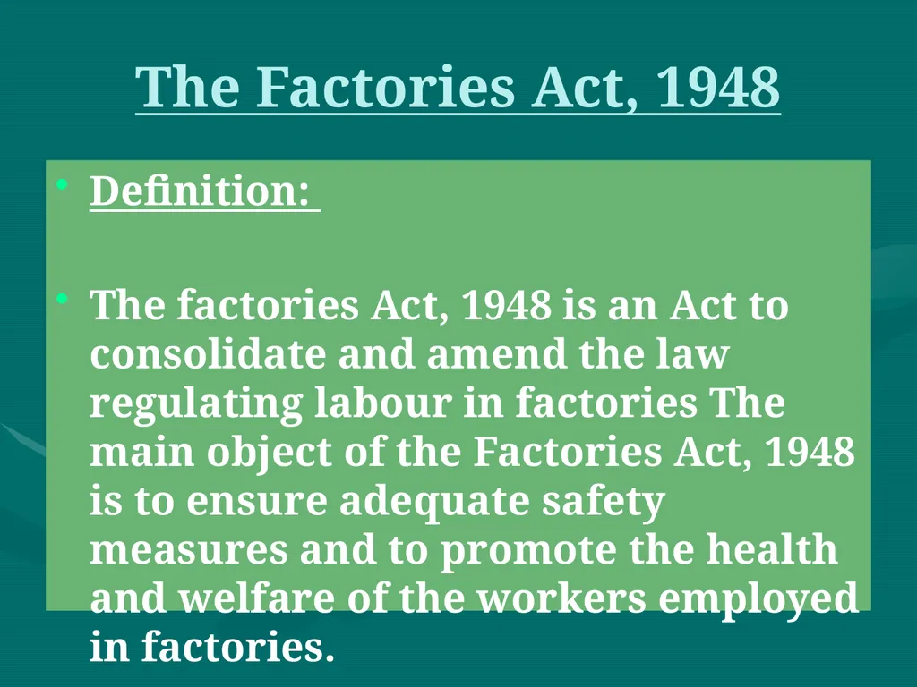 Labour Welfare and Practice PROF SAHEBRAO B OHOL - slide 50 of 101