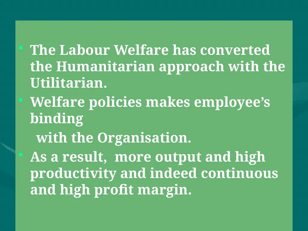 Labour Welfare and Practice PROF SAHEBRAO B OHOL - slide 32 of 101